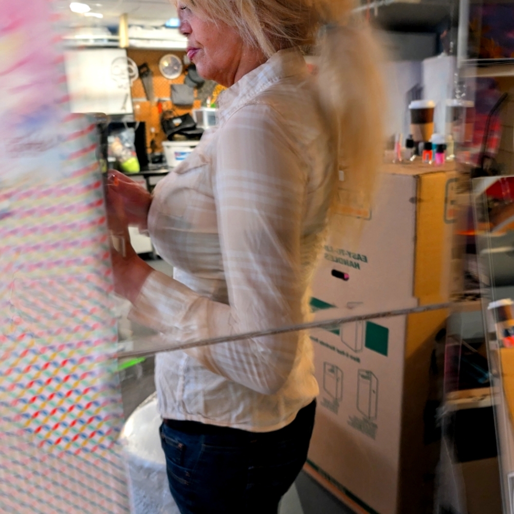 Beige white BANANA REPUBLIC  button down blouse S